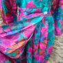 Vintage 80s Shelby Wrap dress XS Image 5