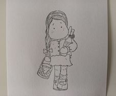 Tilda Celebrations - Magnolia Rubber Stamp