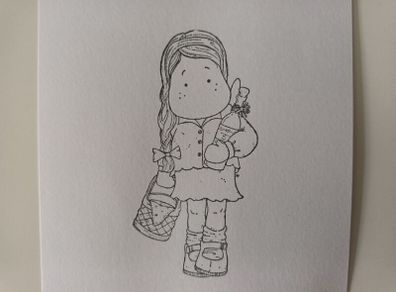 Tilda Celebrations - Magnolia Rubber Stamp