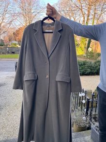MaxMara full length women's coat - lambs wool, angora and cashmere