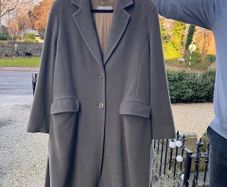 MaxMara full length women's coat - lambs wool, angora and cashmere