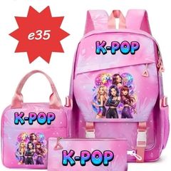 kpop school bag set