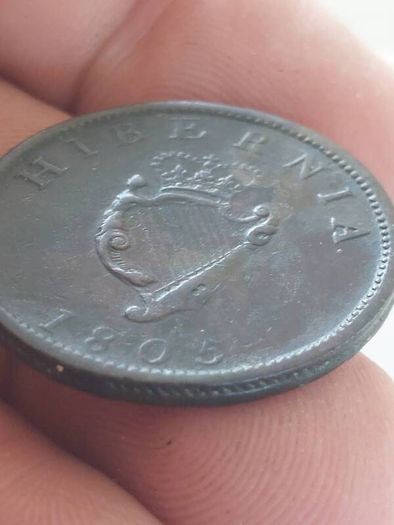 1805 irish halfpenny