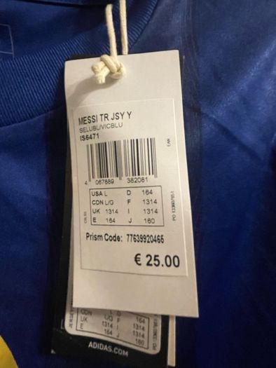 Messi Adidas Jersey 13-14 y 164 cm brand new