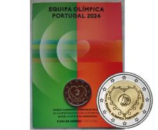 Portugal 2 Euro Base Metals Brilliant Uncirculated Coin 2024 - Portuguese Olympic Team