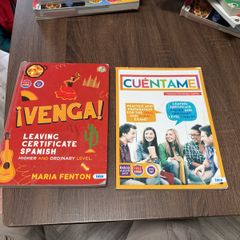 Venga and Cuentame. Leaving Cert Spanish books