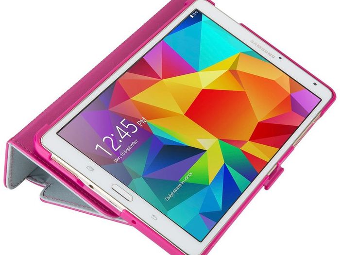 Speck Products StyleFolio Case and Stand for Samsung Galaxy Tab S 8.4, Pink/Gray