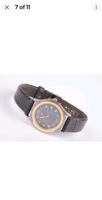 Noblia Ladies Watch Ref.SX1474 Black Tone, solid gold 18k Bezel, Quartz