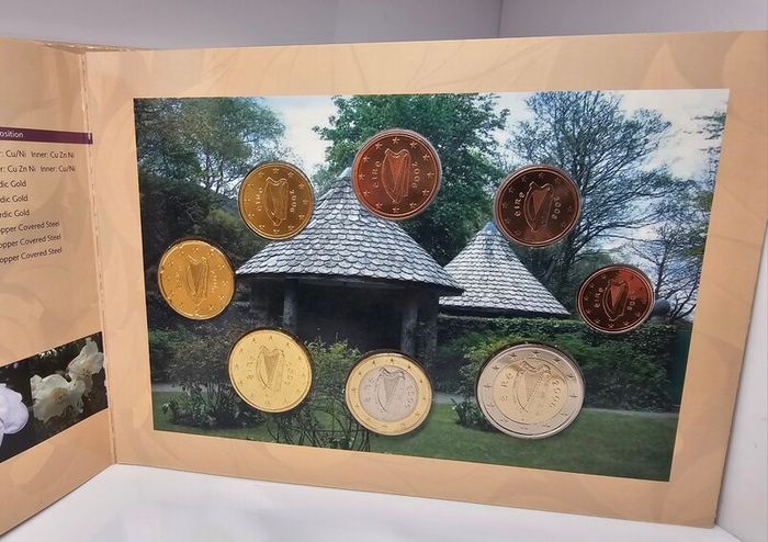 Ireland 2006 Beautiful Uncirculated Euro Coin Set Glenveagh National Park and Castle Co. Donegal