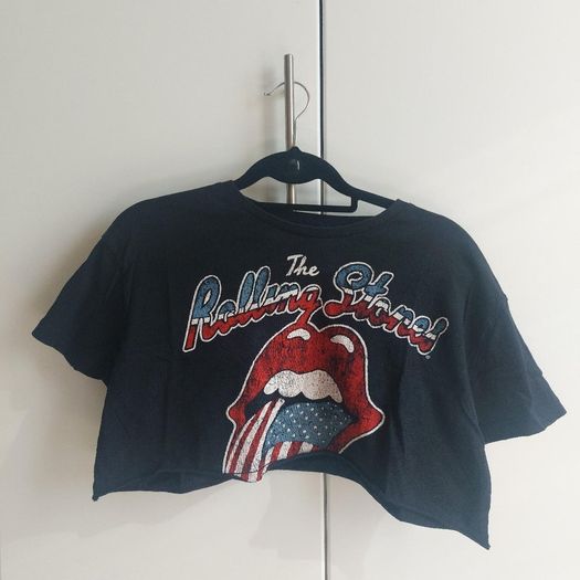 The Rolling Stones cropped top