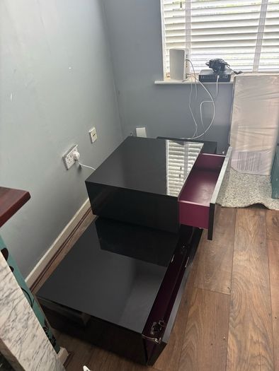 Black Lacquer TV & Storage