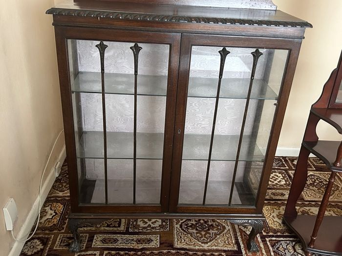 edwardian display cabinet