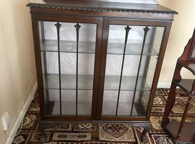 edwardian display cabinet