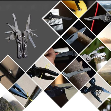 Multifunctional Portable EDC Outdoor Survival Knife Camping Equipment 10.5cm Folding Pliers