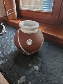 Stephen Pearce Small Barrel Vase