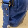 Timberland Large Leather Tote Bag in Electric Blue Image 6