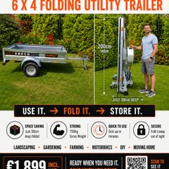 Folding Utility Trailer