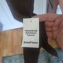 Boohoo jumpsuit Dark chocolate brown jumpsuit with gathered waist. Slight stretch in material.  Says sz 12 but small fitting. Image 4