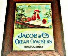Vintage 'Framed 'Jacobs' Advertisement