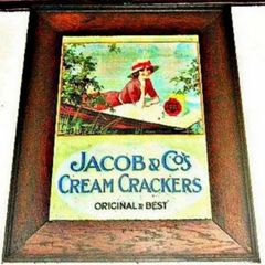 Vintage 'Framed 'Jacobs' Advertisement