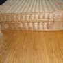 Vintage Wicker Suitcase for Sale Image 2