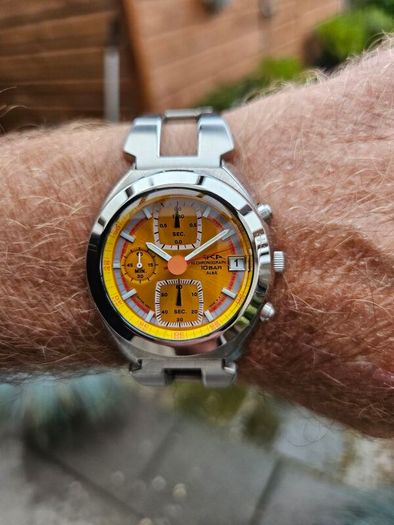 Watch Seiko Aka Alba Chronograph.