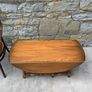 Ercol Golden Dawn drop leaf oval coffee table Image 4