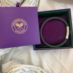 Official Wimbeldon braided leather bracelet
