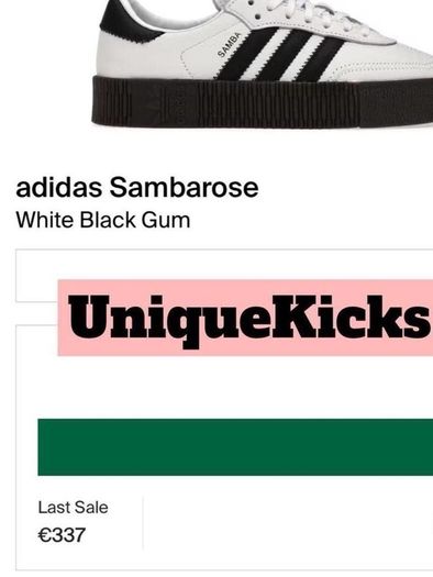 Adidas Samba Wedge White Leather Black