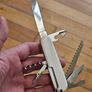 Vintage Victorinox Camper with Modern handles installed 91mm Swiss Army Knife Image 5