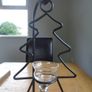Wrought Iron Christmas Tree T-Light Holder for Sale Image 2