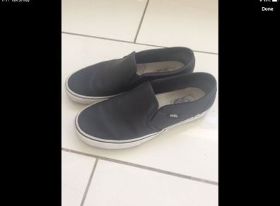 Vans Size 7 Black