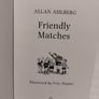 Friendly matches by Allan Ahlberg Hardback book Image 4