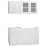 4 Piece Kitchen Cabinet Set White Image 2