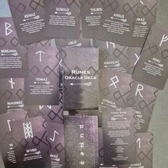Norse/ viking runic oracle cards.