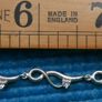 Vintage Sterling Silver 925  Bracelet 5.0g L-8" Image 4