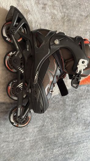 Oxelo Inline Skates and Protective Gear. Approx. Size 31/33