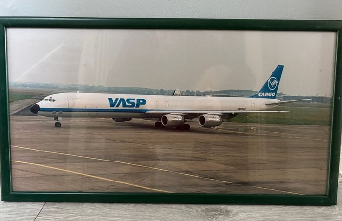 Framed Photo of DC-8