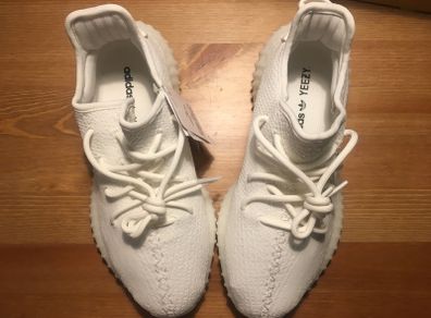 Genuine Adidas Yeezy Boost 350 V2 Triple White Size: UK 7. 5