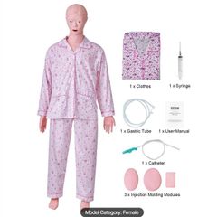 Nursing Training Manikin  Life Size Male or Female Patient Care Simulator for Education & Clinical Skills Training