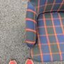 Tartan Style Arm Chair Image 4