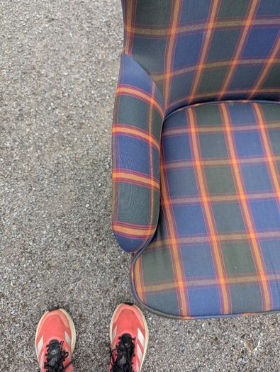 Tartan Style Arm Chair