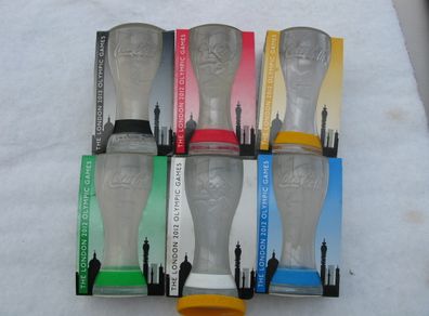 Complete Set of Coca-Cola London 2012 Olympic Games Glasses