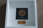 Irish Defence Forces Embroidered FF Badge Picture Frame