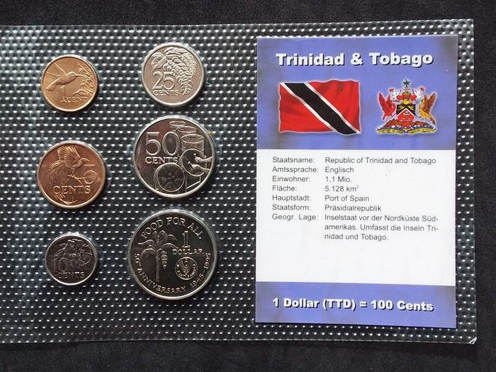 Trinidad and Tobago (6) Coin Set
