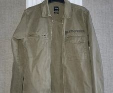 Zara Men's Olive Denim Jacket