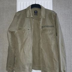 Zara Men's Olive Denim Jacket