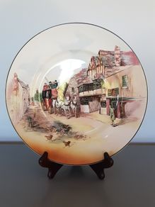 Plate ROYAL DOULTON Coaching Scene