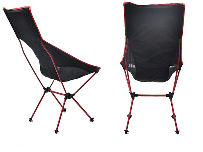 Brand New Outdoor Camping Chairs Folding Moon Chair Portable Extended Hiking Seat Beach Fishing Chair Ultralight Garden Picnic Furniture