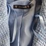 Dunnes Stores Powder Sky Blue Boucle Double-Breasted Mid-Thigh Length Blazer with Buttons Image 3